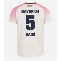 Stroje piłkarskie Bayer Leverkusen Loic Bade #5 Koszulka Wyjazdowej 2025-26 Krótki Rękaw